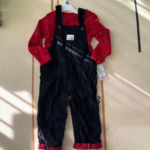 New Carters Overalls and Shirt